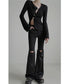 Asymmetric Cut-Out Hook Cardigan
